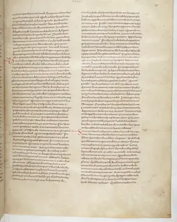 Vivian Bible, Exodus 4 (folio 43) by Master C. (Vivian Bible illuminator)