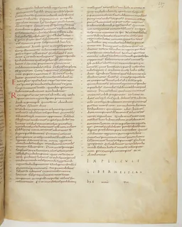 Vivian Bible, Ezekiel 48 (folio 601) by Master C. (Vivian Bible illuminator)