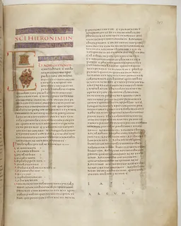 Vivian Bible, Galatians 6 (folio 773) by Master C. (Vivian Bible illuminator)