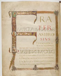 Vivian Bible, Genesis 10 (folio 16) by Master C. (Vivian Bible illuminator)
