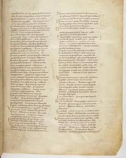 Vivian Bible, Genesis 16 (folio 19) by Master C. (Vivian Bible illuminator)