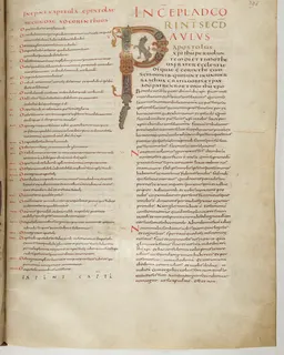 Vivian Bible, Hebrews 6 (folio 799) by Master C. (Vivian Bible illuminator)