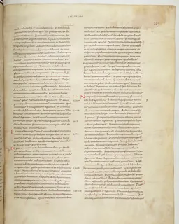 Vivian Bible, Isaiah 16 (folio 501) by Master C. (Vivian Bible illuminator)