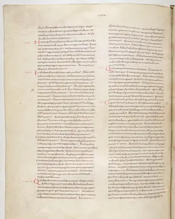 Vivian Bible, Isaiah 17 (folio 502) by Master C. (Vivian Bible illuminator)