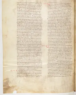 Vivian Bible, Isaiah 21 (folio 504) by Master C. (Vivian Bible illuminator)