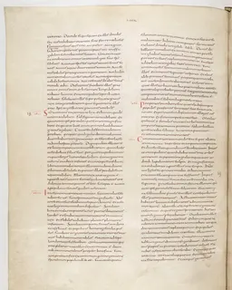 Vivian Bible, Isaiah 23 (folio 506) by Master C. (Vivian Bible illuminator)