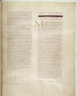 Vivian Bible, Isaiah 25 (folio 507) by Master C. (Vivian Bible illuminator)