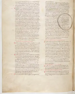Vivian Bible, Isaiah 30 (folio 510) by Master C. (Vivian Bible illuminator)