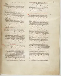 Vivian Bible, Isaiah 38 (folio 515) by Master C. (Vivian Bible illuminator)