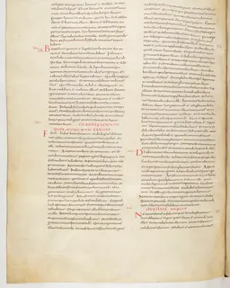 Vivian Bible, Isaiah 40 (folio 516) by Master C. (Vivian Bible illuminator)