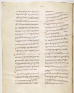 Vivian Bible, Isaiah 43 (folio 518) by Master C. (Vivian Bible illuminator)