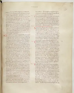 Vivian Bible, Isaiah 45 (folio 519) by Master C. (Vivian Bible illuminator)