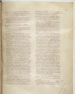 Vivian Bible, Isaiah 5 (folio 495) by Master C. (Vivian Bible illuminator)