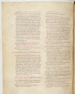 Vivian Bible, Isaiah 8 (folio 496) by Master C. (Vivian Bible illuminator)