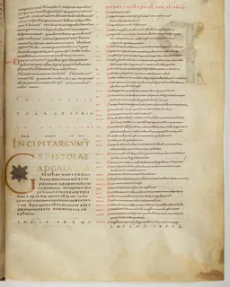 Vivian Bible, James 3 (folio 805) by Master C. (Vivian Bible illuminator)