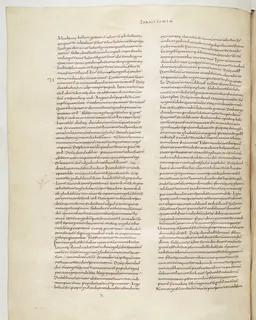 Vivian Bible, Jeremiah 28 (folio 550) by Master C. (Vivian Bible illuminator)