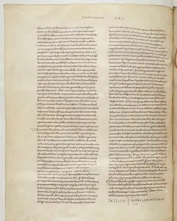 Vivian Bible, Jeremiah 35 (folio 554) by Master C. (Vivian Bible illuminator)