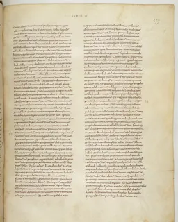 Vivian Bible, Jeremiah 46 (folio 561) by Master C. (Vivian Bible illuminator)