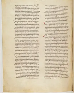 Vivian Bible, Job 13 (folio 306) by Master C. (Vivian Bible illuminator)