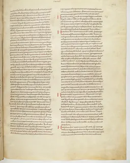 Vivian Bible, Job 21 (folio 311) by Master C. (Vivian Bible illuminator)