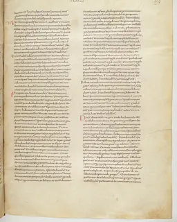 Vivian Bible, Job 28 (folio 315) by Master C. (Vivian Bible illuminator)