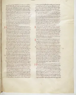 Vivian Bible, Job 31 (folio 317) by Master C. (Vivian Bible illuminator)