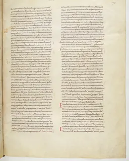 Vivian Bible, Job 35 (folio 319) by Master C. (Vivian Bible illuminator)
