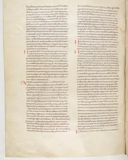 Vivian Bible, Job 36 (folio 320) by Master C. (Vivian Bible illuminator)
