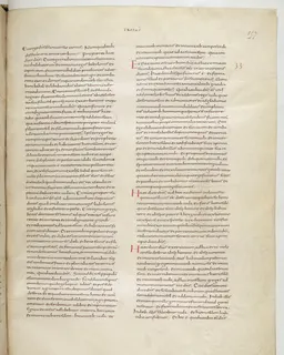 Vivian Bible, Job 37 (folio 321) by Master C. (Vivian Bible illuminator)