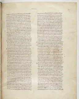 Vivian Bible, Job 6 (folio 301) by Master C. (Vivian Bible illuminator)