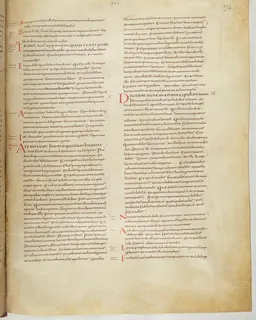 Vivian Bible, John 6 (folio 715) by Master C. (Vivian Bible illuminator)