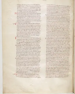 Vivian Bible, Judith 16 (folio 292) by Master C. (Vivian Bible illuminator)