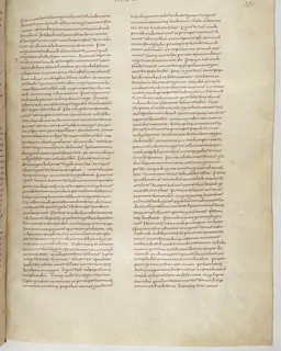 Vivian Bible, Lamentations 4 (folio 567) by Master C. (Vivian Bible illuminator)