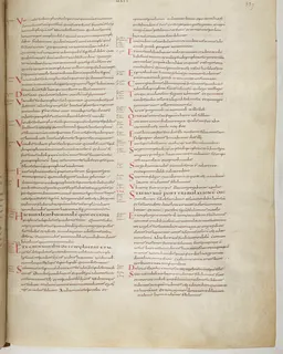 Vivian Bible, Matthew 20 (folio 681) by Master C. (Vivian Bible illuminator)