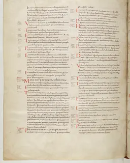 Vivian Bible, Matthew 24 (folio 684) by Master C. (Vivian Bible illuminator)