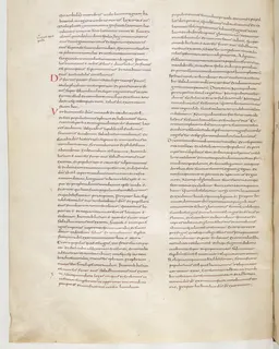 Vivian Bible, Nehemiah 12 (folio 272) by Master C. (Vivian Bible illuminator)