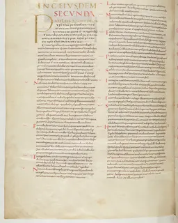 Vivian Bible, Revelation 15 (folio 826) by Master C. (Vivian Bible illuminator)