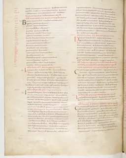 Vivian Bible, Sirach 10 (folio 466) by Master C. (Vivian Bible illuminator)
