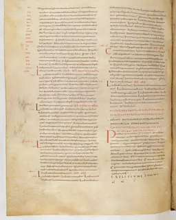 Vivian Bible, Sirach 20 (folio 472) by Master C. (Vivian Bible illuminator)