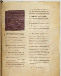 Vivian Bible, Sirach 21 (folio 473) by Master C. (Vivian Bible illuminator)