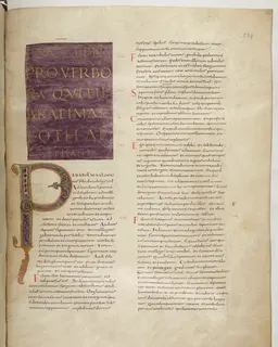 Vivian Bible, Sirach 24 (folio 475) by Master C. (Vivian Bible illuminator)
