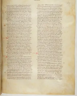 Vivian Bible, Sirach 34 (folio 481) by Master C. (Vivian Bible illuminator)