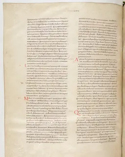 Vivian Bible, Sirach 42 (folio 486) by Master C. (Vivian Bible illuminator)