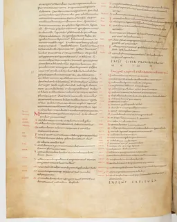 Vivian Bible, Sirach 46 (folio 488) by Master C. (Vivian Bible illuminator)