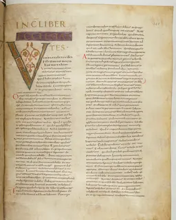 Vivian Bible, Sirach 47 (folio 489) by Master C. (Vivian Bible illuminator)