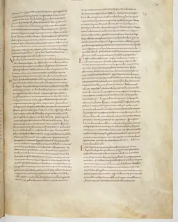 Vivian Bible, Tobit 10 (folio 279) by Master C. (Vivian Bible illuminator)