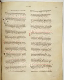 Vivian Bible, Wisdom of Solomon 1 (folio 449) by Master C. (Vivian Bible illuminator)