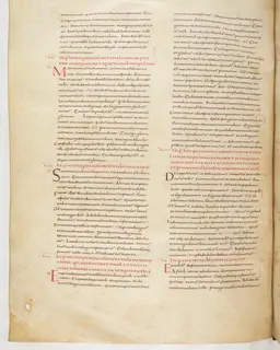 Vivian Bible, Wisdom of Solomon 6 (folio 452) by Master C. (Vivian Bible illuminator)